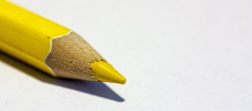 Gelber Stift