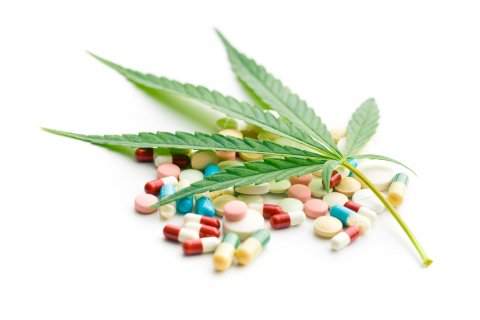Cannabis Tabletten bunt