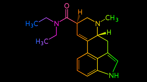 LSD Strukturformel