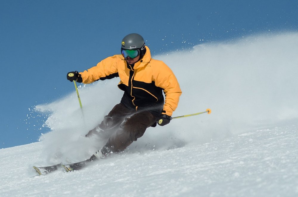 Skifahren Skisport