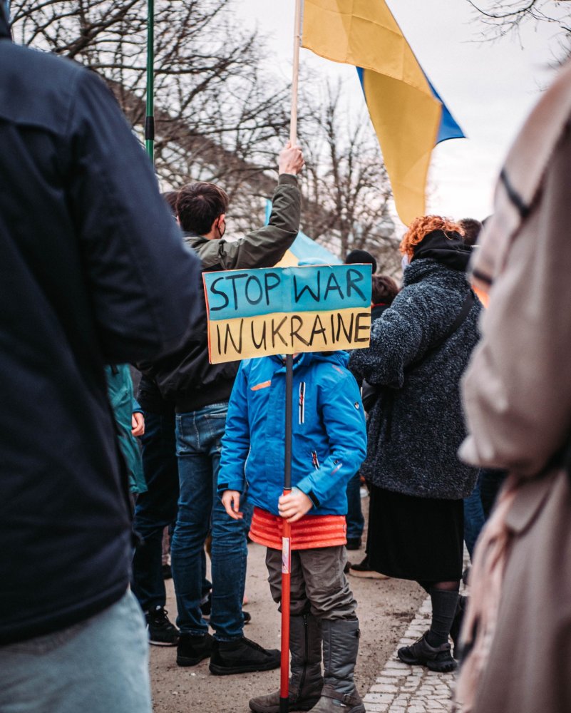Demonstration Ukraine Krieg 